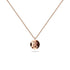 Solid 925 Sterling Silver Initial Alphabet Personalised Disc Necklace